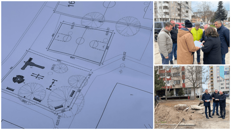 Започна изградбата на новиот парк во населбата „Областа“