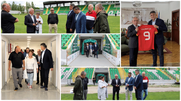 Стадионот „Петар Милошевски“ се подготвува за европско фудбалско дерби