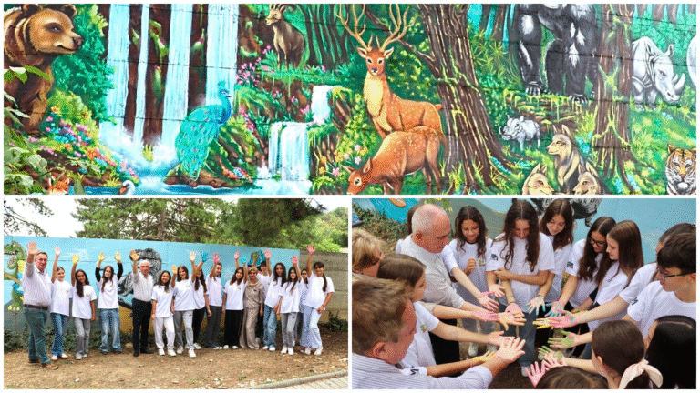 Шарен мурал од младите ја разубави Золошката градина