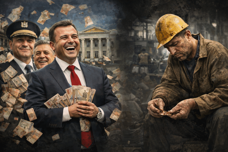 Функционерите со илјадници денари покачување, работниците „наградувани“ со 2.000