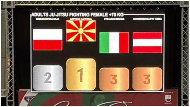 Ацевска со злато од „Џенова опен“ – одличен старт на сезоната за македонското џиу-џицу