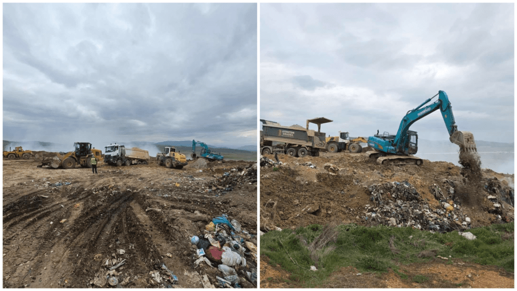 ЈКП Комуналец: Изгаснат големиот пожар на депонијата во Алинци