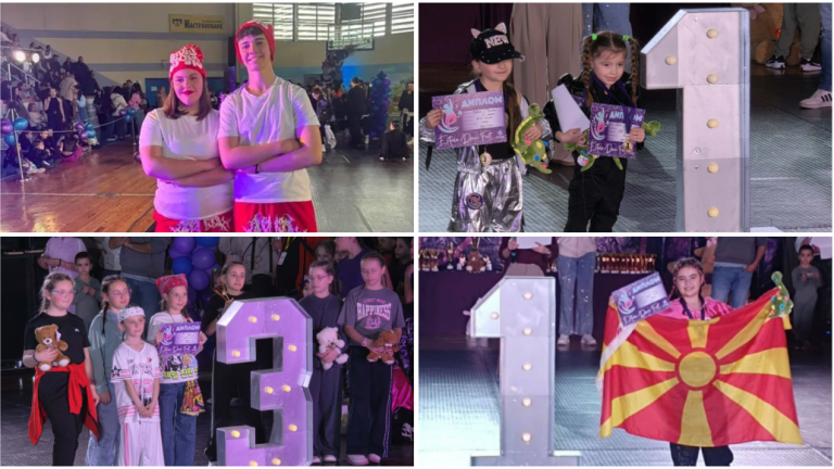 Танчерите од Dance Studio New Generation со одличен успех на „Estreia Dance Fest“ во Софија