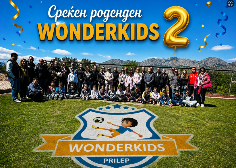 (видео) Две години Љубов, Работа и Напредок – Wonderkids Прилеп